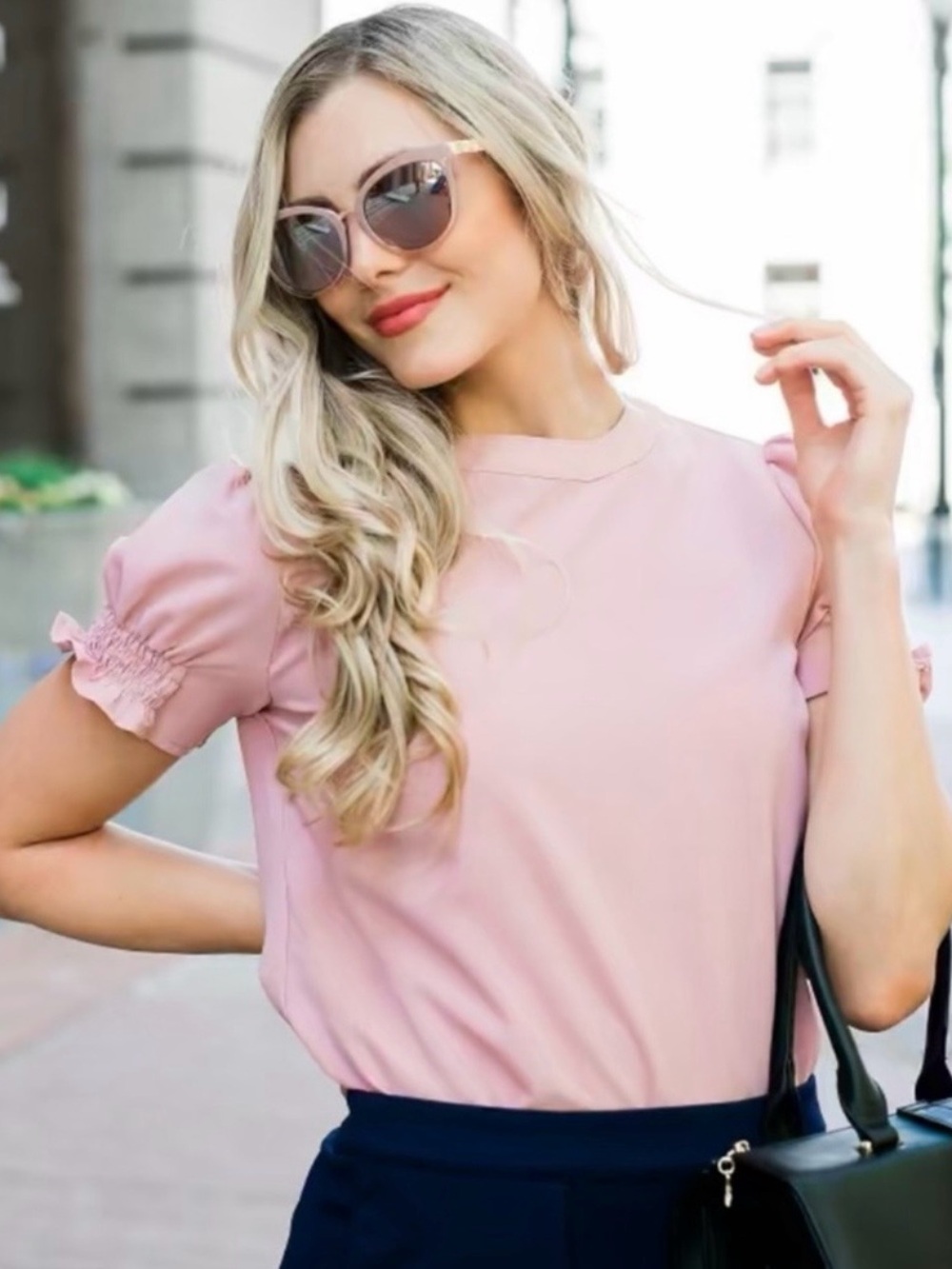 Doe Co Women’s Parkway Top // Pink // XXL